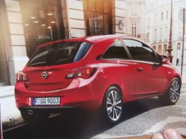 Opel Corsa E Prospekt August 2014 +Color Edition NEU