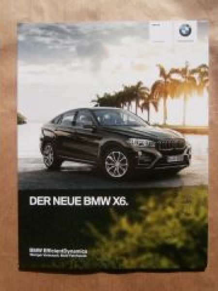 X6 F16 xDrive35i 50i 30d 40d M50d September 2014 NEU