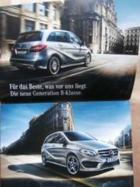 Mercedes Benz B-Klasse BR246 Facelift Vorstellungsmappe