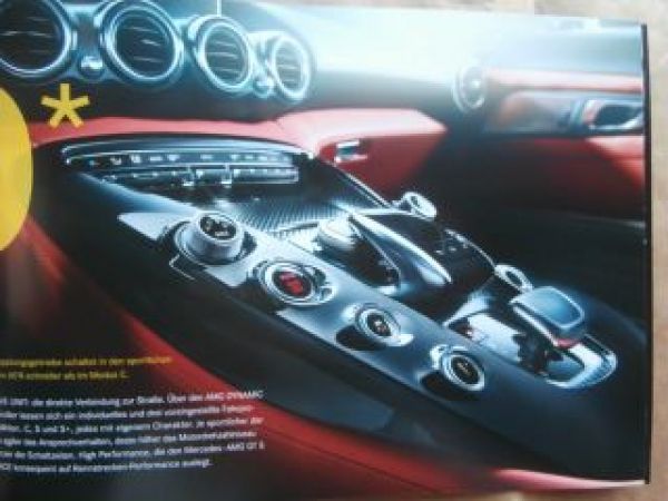 Mercedes Benz AMG GT BR190 Prospekt Oktober 2014 NEU