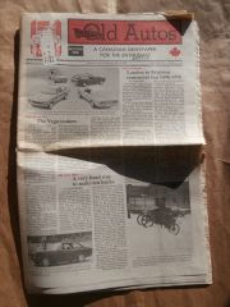 Old Autos Canadian Newspaper Mai 1996 Chevrolet Vega