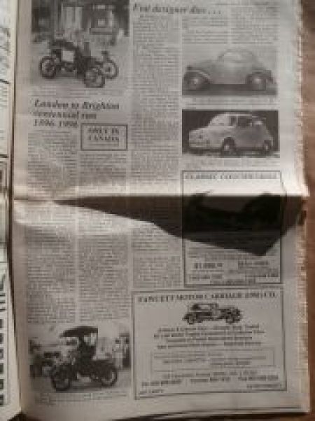 Old Autos Canadian Newspaper Mai 1996 Chevrolet Vega