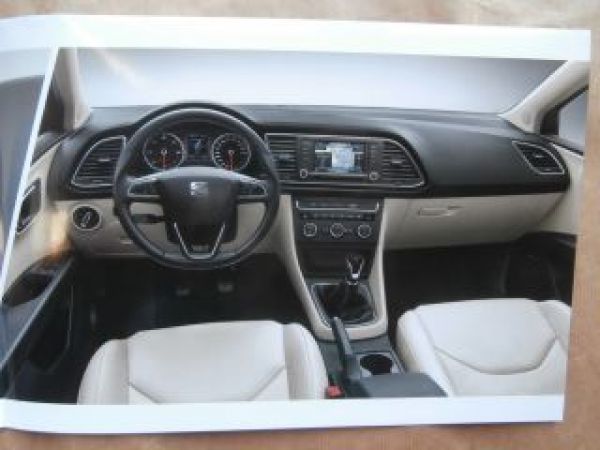 Seat Leon ST Prospekt August 2013 Poster +Preisliste 2014