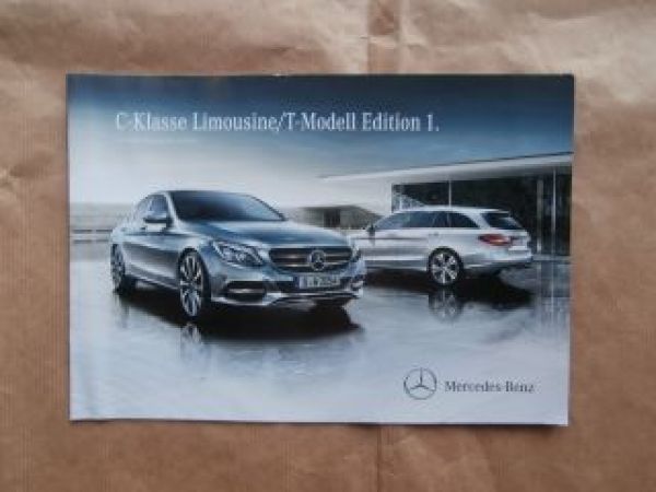 Mercedes Benz C-Klasse Limousine/T-Modell Edition 1 6.10.2014