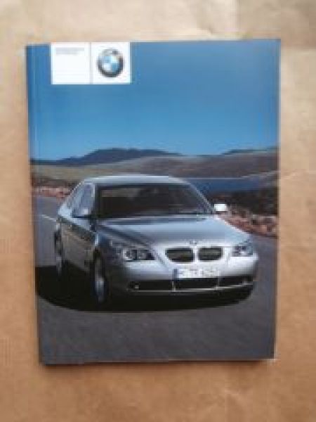 BMW 520i 530i 530d E60 Betriebsanleitung April 2003 NEU