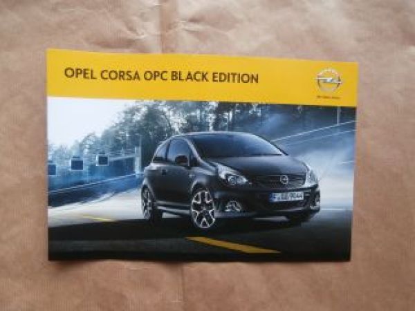 Opel Corsa D OPC Black Edition November 2013 Rarität