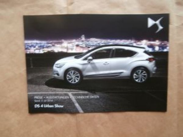 Citroen DS4 Dezember 2011 +Preislisten NEU