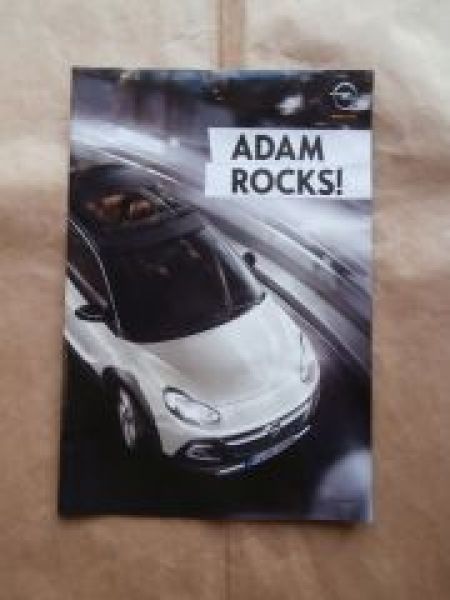 Opel Adam Rocks Poster A1 Format Rarität