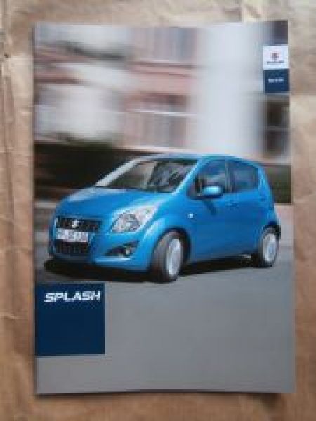 Suzuki Splash Basic Club Comfort Juli 2013 +Preisliste NEU