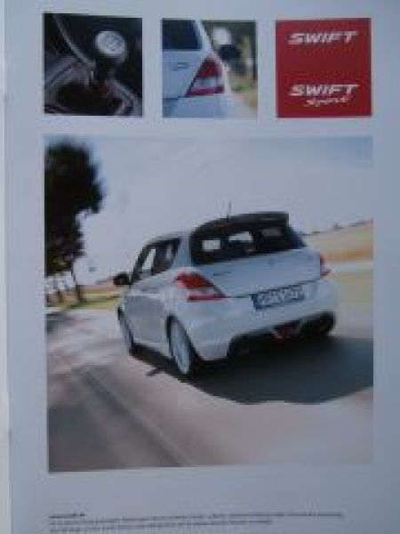 Suzuki Swift +sport September 2014 +Preisliste NEU