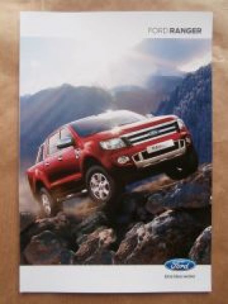 Ford Ranger XL XLT Limited Wildtrak August 2014 Prospekt