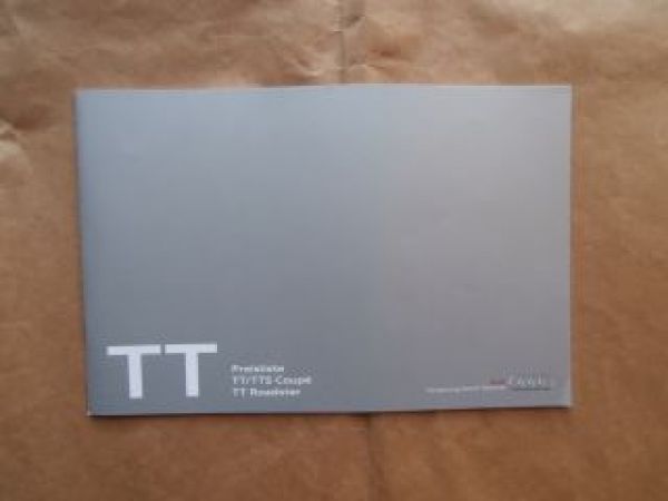 Audi TT/TTS Coupé Roadster Oktober 2014 NEU