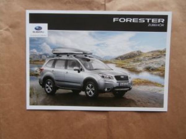 Subaru Forester Zubehör Prospekt Mai 2014 NEU
