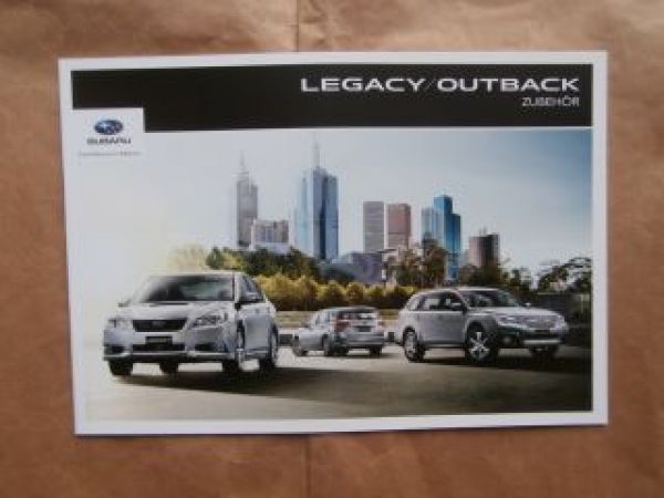 Subaru Legacy/Outback Prospekt Zubehör Februar 2014 NEU