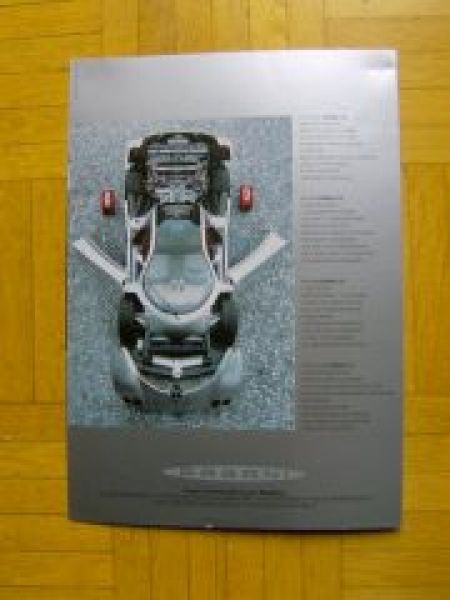 Pagani Zonda Supersportwagen Prospekt NEU