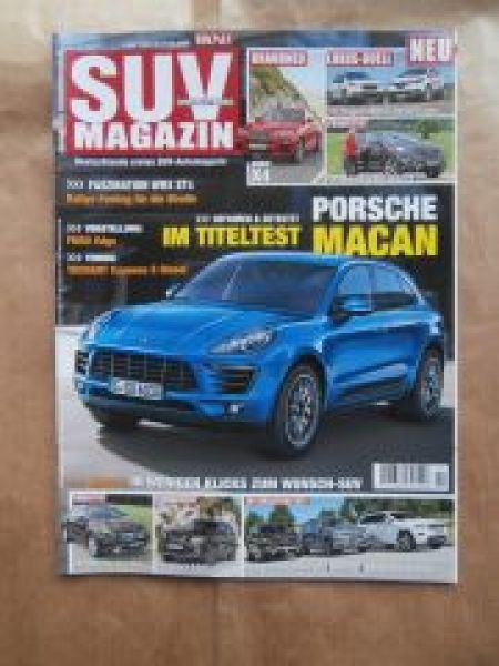 Off Road SUV Magazin 4/2014 Porsche Macan,Ford Edge,Peugeot 2008