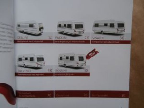 Tabbert 2014/15 Cellini Puccini Vivaldi Davinci Rossini Prospekt