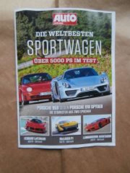 Auto Zeitung Sportwagen Sonderheft Dezember 2014 NEU