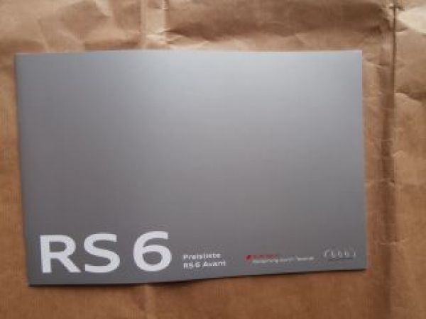 Audi RS6 Avant Oktober 2014 NEU