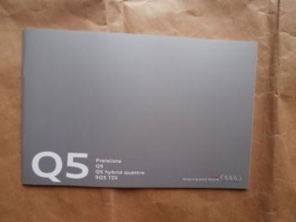 Audi Q5 +hybrid quattro +SQ5 TDI 4.August 2014 NEU