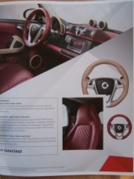 smart fortwo BRABUS Prospekt Juli 2014 +Preisliste NEU