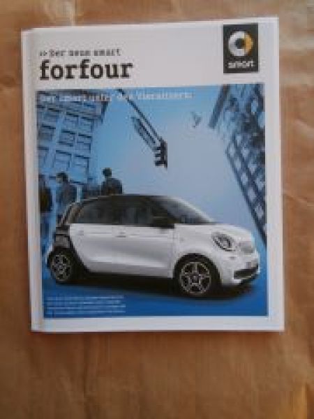 smart forfour W453 Prospekt September 2014 +Preisliste