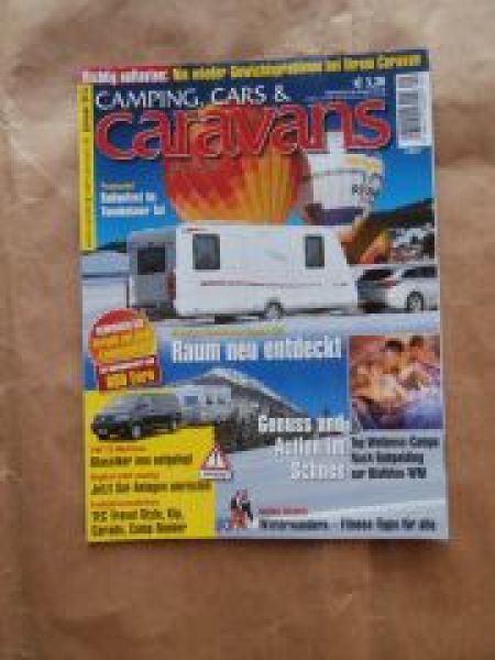 Camping,Cars & Caravans 1/2012 Sterckeman Espace 500, VW T5 Mult