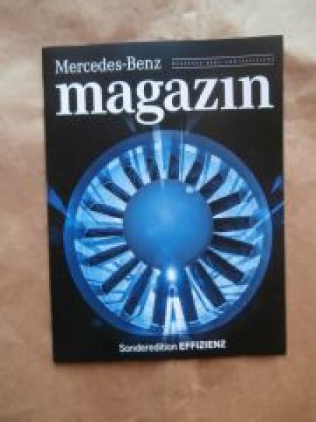 Mercedes Benz magazin Sonderedition Effizienz Aerodynamik