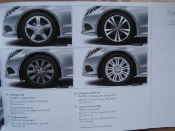 Mercedes Benz E-Klasse Coupé & Cabrio BR207 Zubehör Prospekt