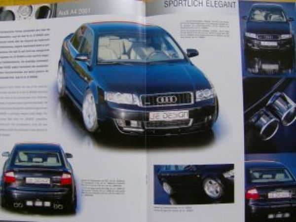 Je Design Audi Individual Prospekt A2 A3 A4 A6 A8 TT NEU