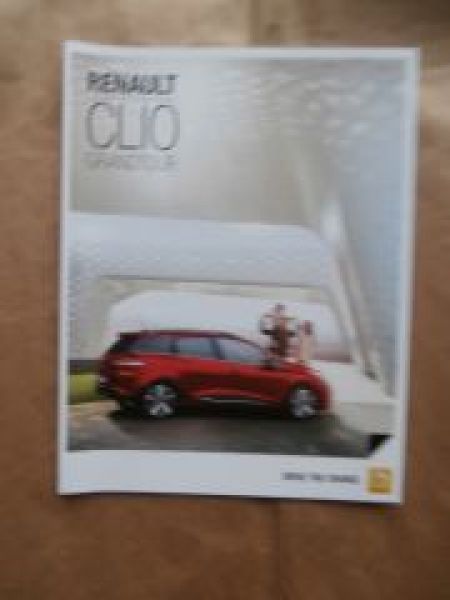 Renault Cllio Grandtour +GT Prospekt Juni 2014 NEU