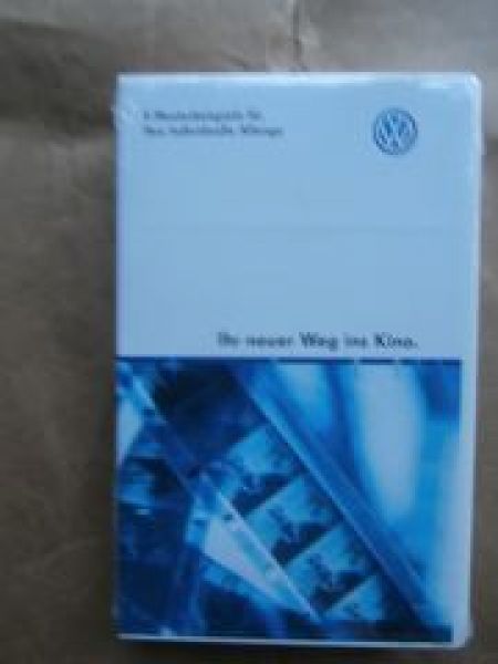 VW 5 Musterbeispiele für Ihre individuelle Allonge VHS Cassette