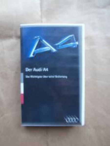Audi A4 1.6-2.8 quattro Bedienung VHS Cassette November 1994