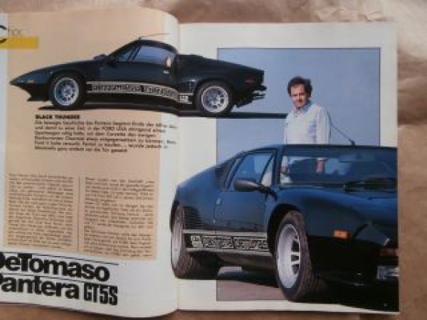 Driver Magazin Oktober/November 1988 De Tomaso Pantera GT5S