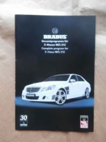 Brabus E-Klasse W/S 212 Prospekt Juni 2010 Rarität