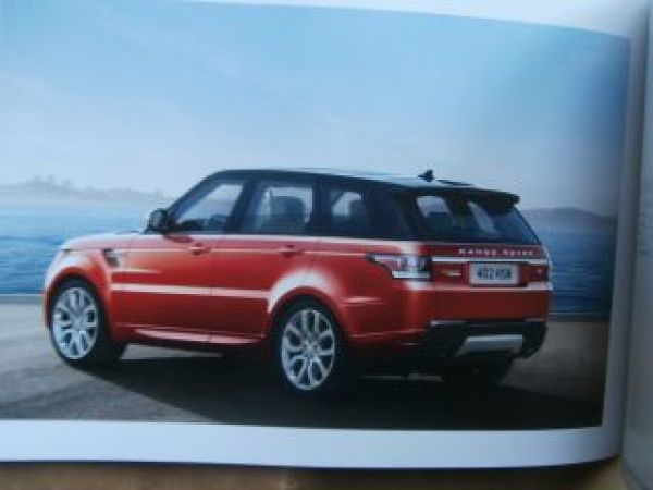 Land Rover Range Rover Sport +hybrid +Zubehör Prospekt 2014