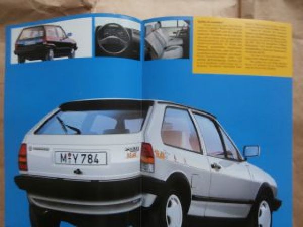 VW Polo Coupé Typ86C Beach März 1990 Prospekt