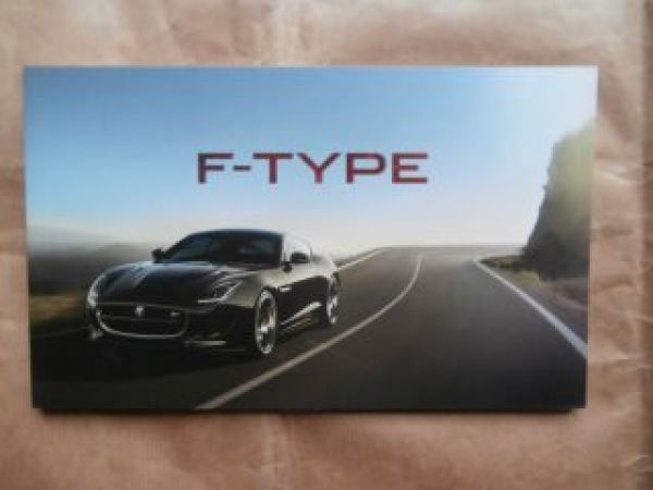 Jaguar F-Type S R Coupé Cabriolet Prospekt November 2014 NEU