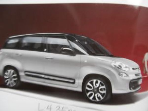 Fiat 500L Living Prospekt Januar 2014 NEU