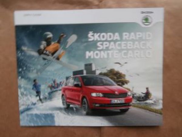 Skoda Rapid Spaceback Monte Carlo Dezember 2014 NEU