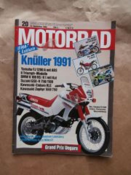 Motorrad 20/1990 BMW R80/R100 GS,Brune BMW K1,Yamaha FJ1200A