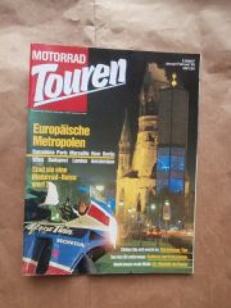 Motorrad Touren 1+2/1989 Honda CX-Reihe, Bekleidungs-Tips,