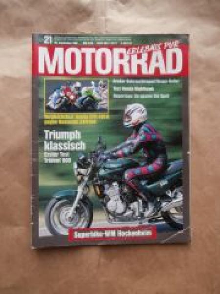 Motorrad 21/1991 Honda VFR 400R vs. Kawasaki ZXR 400,Triumph