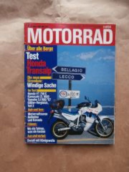 Motorrad 7/1987 Honda VT 750C,Kawasaki ZL 1000,Yamaha XJ900,