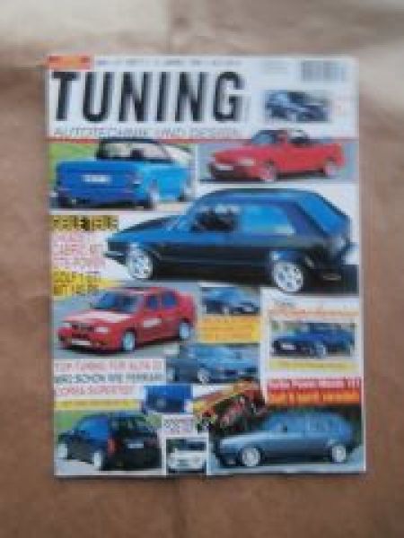 Tuning 3/1997 Opel Kadett D Cabrio,E36/5, DS Motorsport E36 +E30