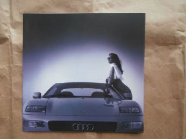 Audi quattro Spyder Katalog Prospekt Rarität