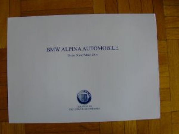 Alpina Preisliste B3 E90 E91 B5 E60 E61 B6 E63 E64 B7 E65 E6