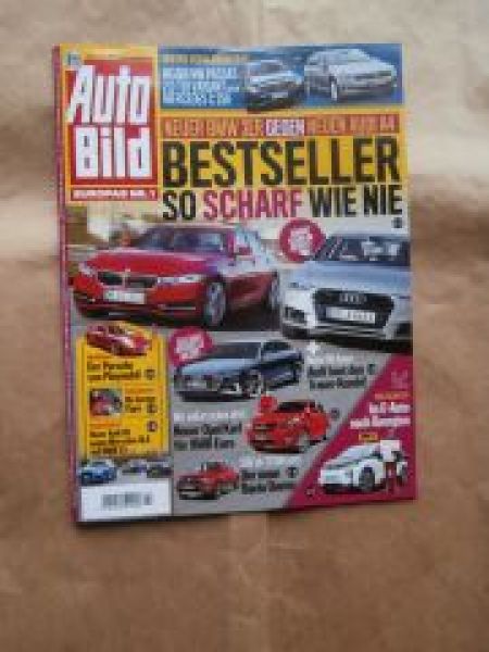 Auto Bild 7/2015 VW Passat 2.0TDi Variant B8 vs. C250 T BR205