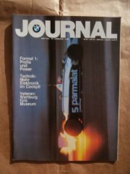 BMW Journal 3/1981 2002 turbo, M1/C E26,Dennemarck E21