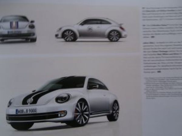 VW The Beetle + R-Line +GSR Prospekt November 2014 NEU